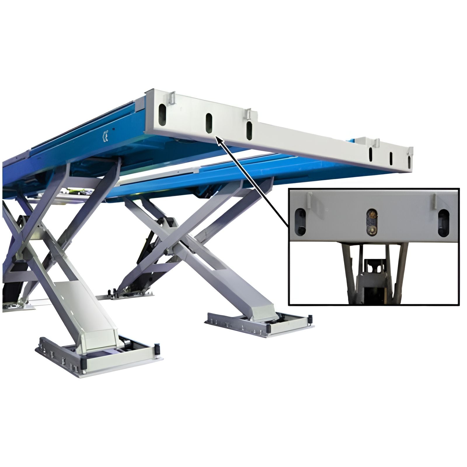 Atlas 12ASL Alignment Scissor Lift Lower Frame View