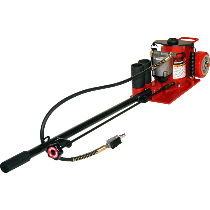 72080A 20 Ton Standard Height Hydraulic Floor Jack - Air Operated by Norco Side View