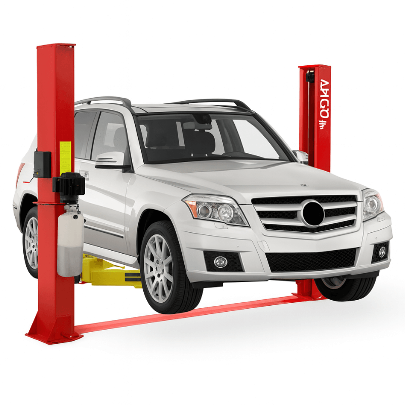 BP-12 2 Post Car Lift By Amgo Side View