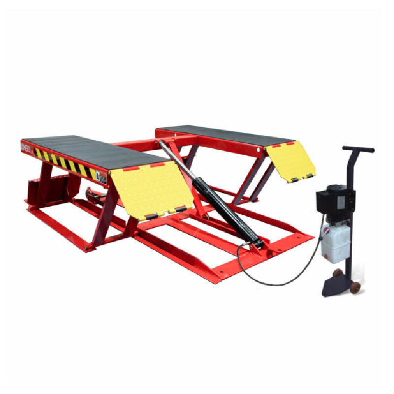 LR06, 6000lb Low Rise Scissor Lift by Amgo - Side View
