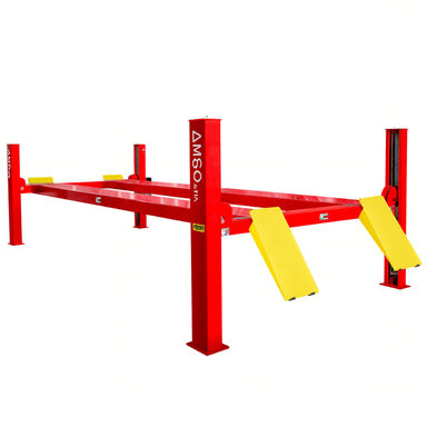 PRO-14, 4 Post Car Lift by Amgo Side View