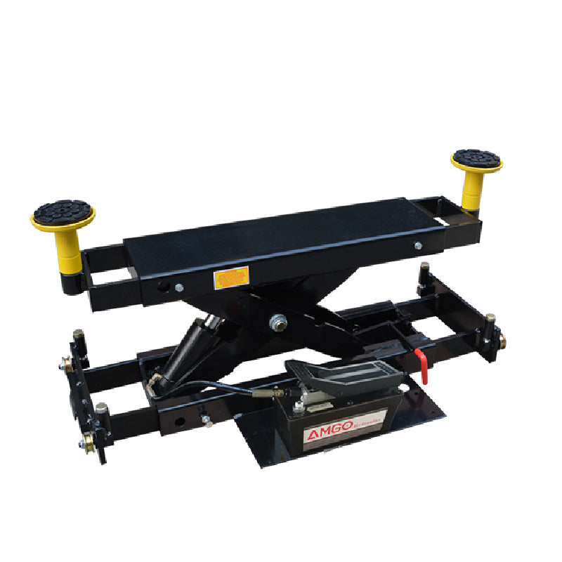 J6A, 6000lb Rolling Jack - Pneumatic Pump by Amgo - Top View