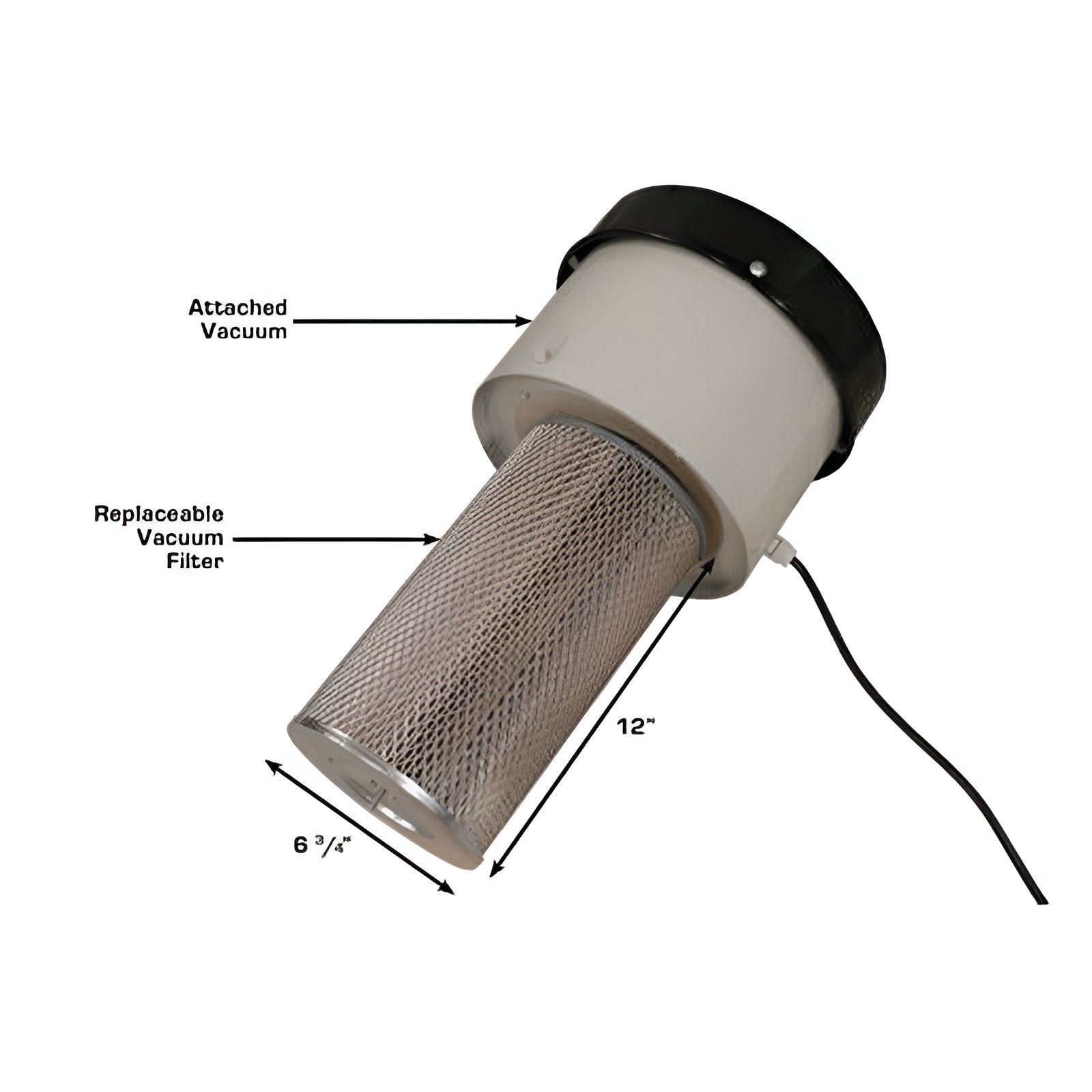 PSBC990 Pressurized Large Sandblast Cabinet w/ Vacuum Filter View
