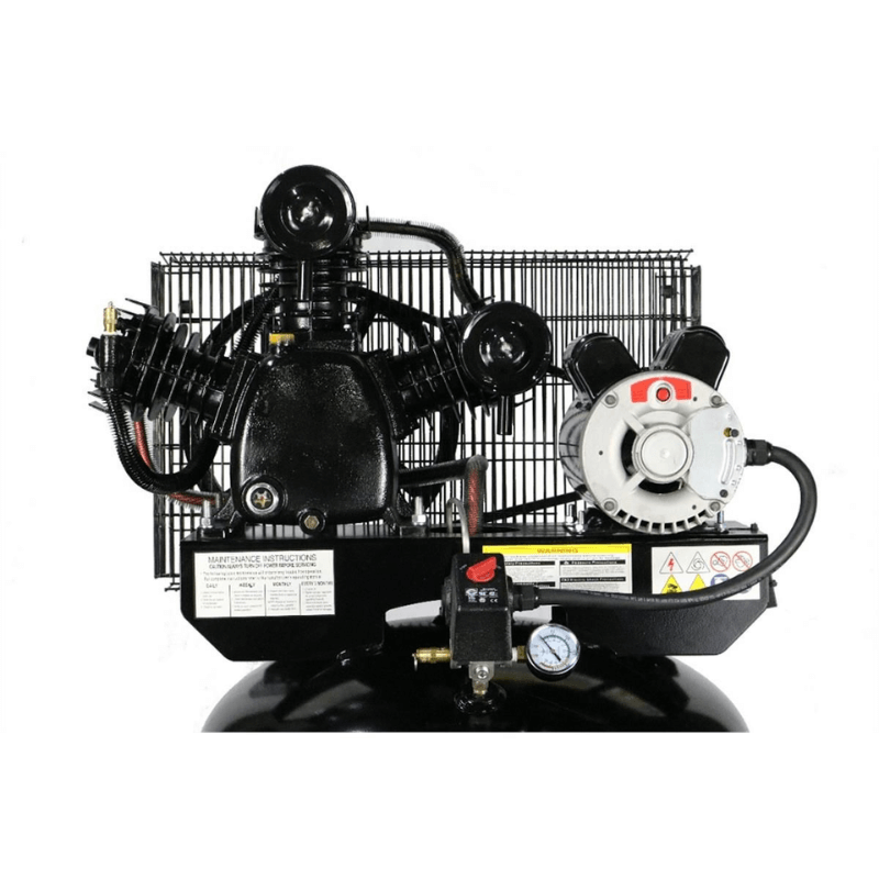 Atlas AF6 5HP 80 Gallon Air Compressor Upper Part Back View