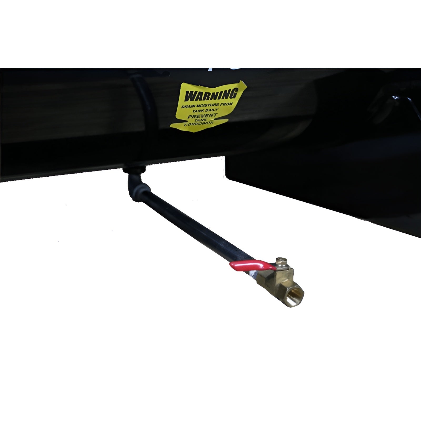 AF9G Gas 9HP 30 Gallon Air Compressor Air Tube View