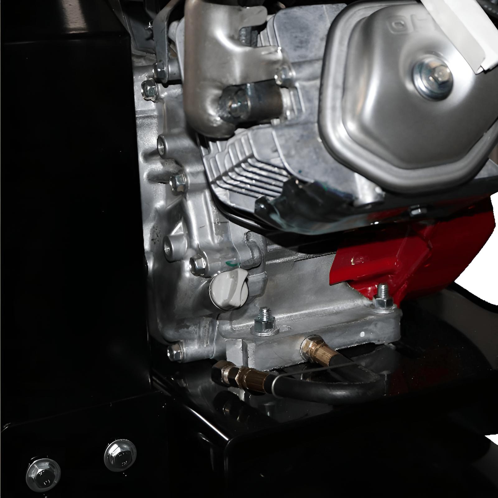 Atlas AF9G Gas 9HP 30 Gallon Air Compressor Motor View