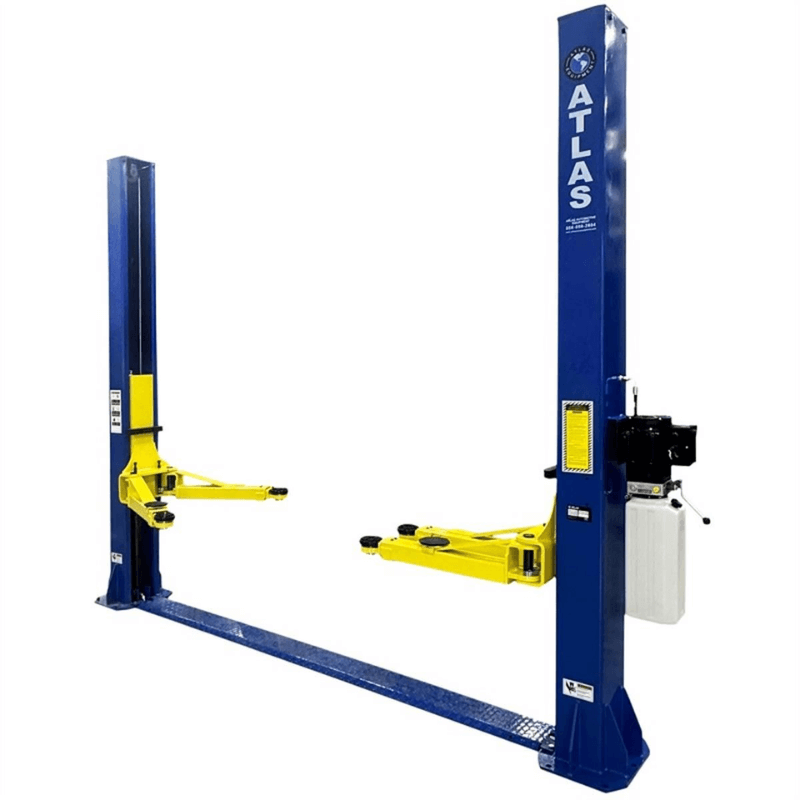 ATEXH-TPF-9 9,000 lb. Capacity Baseplate 2-Post Lift by Atlas Side View