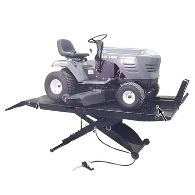 Cyclelift XLT Motorcycle/ATV Lift With Lawn Mower View
