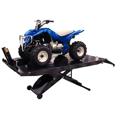 Atlas Cyclelift XLT Motorcycle/ATV Lift Side View with Motor