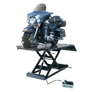 HI-RISE 1500 Motorcycle/ATV Lift Side View with Big Bike