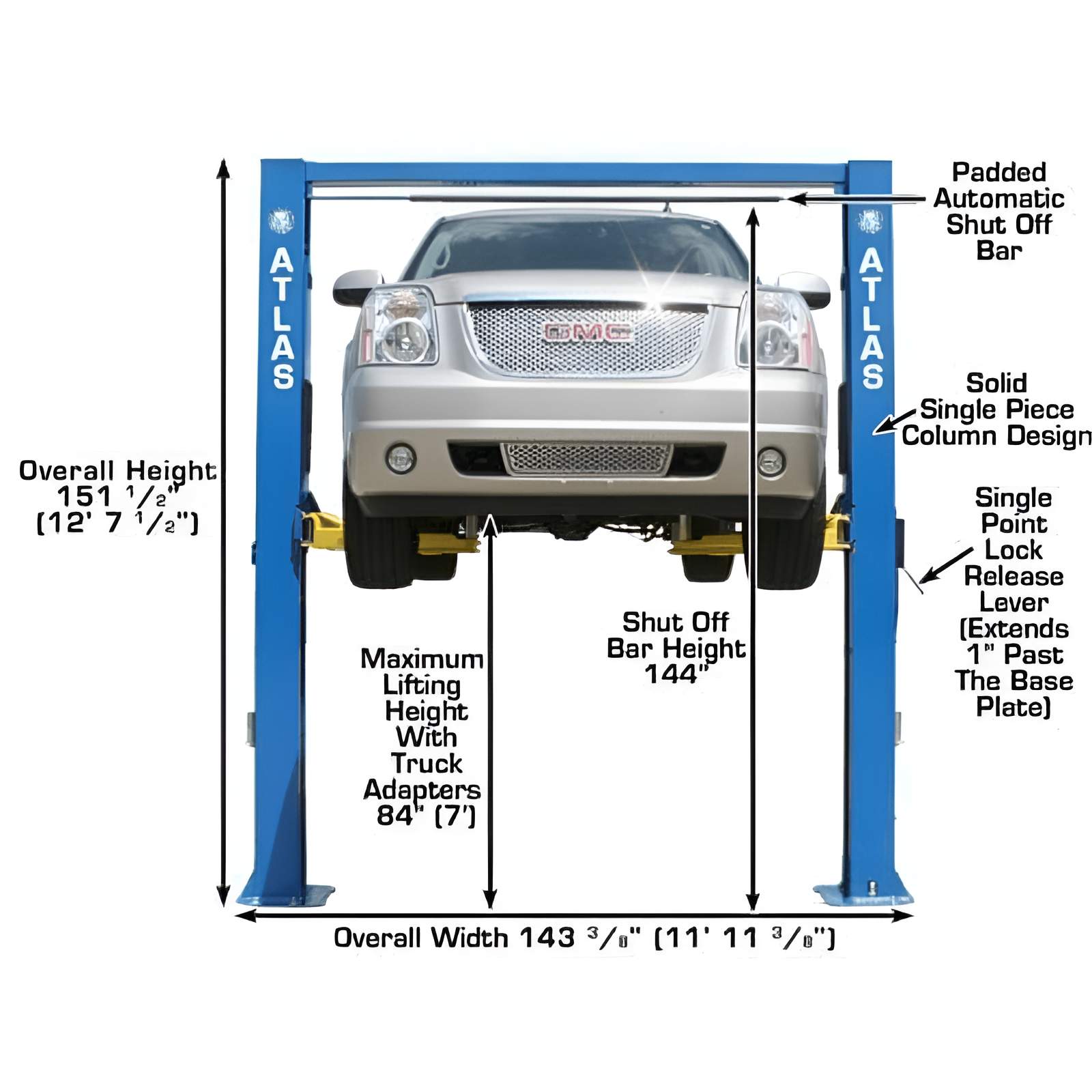 Atlas OHX10000X 10,000 Front View