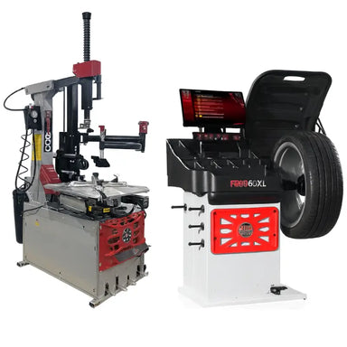 Atlas Platinum PTC600 Tire Changer Platinum PWB70 Wheel Balancer Combo Package