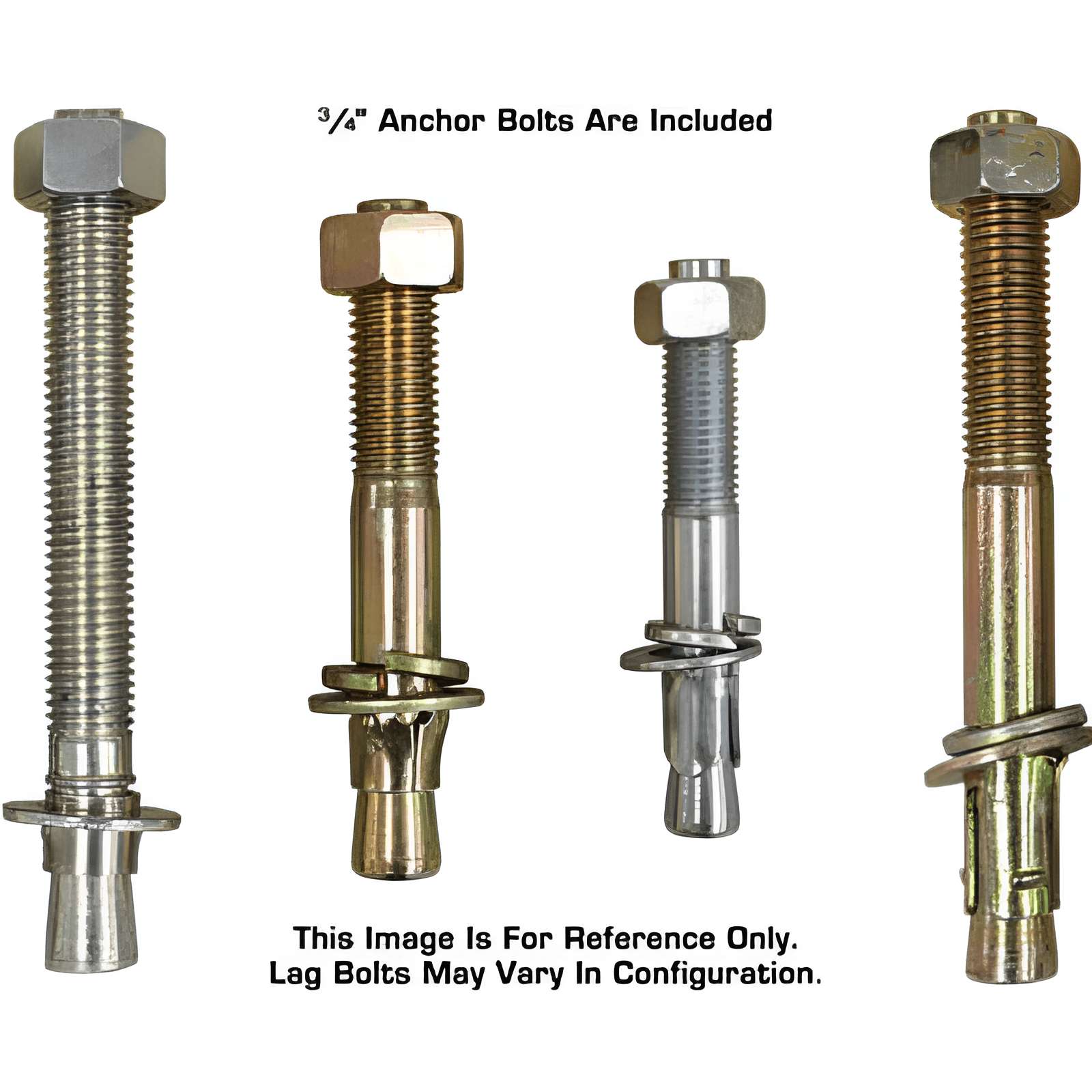 Atlas PV15PX 15,000lb Overhead 2 Post Lift - Anchor Bolts View