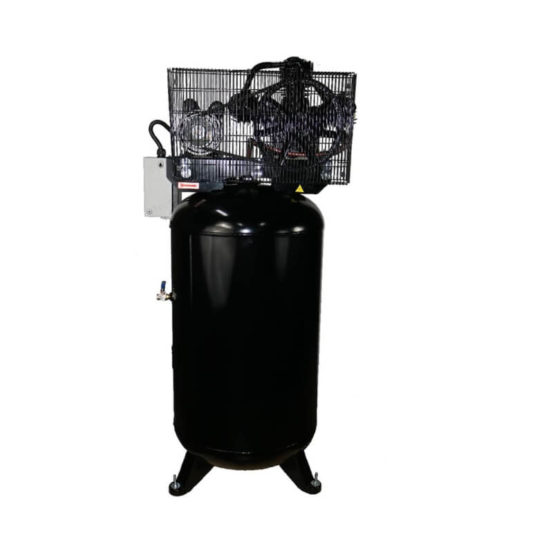 Atlas AF7 5HP 80 Gallon Air Compressor - Back View