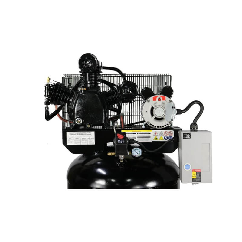 Atlas AF7 5HP 80 Gallon Air Compressor - Upper Part View