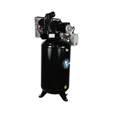 Atlas AF7 5HP 80 Gallon Air Compressor - Side View