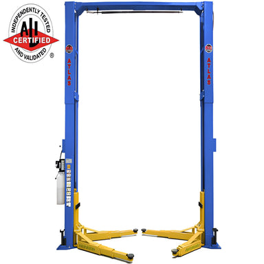 Atlas PVL12, 12,000 lb 2 Post Lift - Extra Wide & Tall - ALI Certified Front View