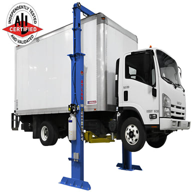 Atlas PVL15, 15,000 lb 2 Post Lift - Commercial Grade; ALI Certified Side View
