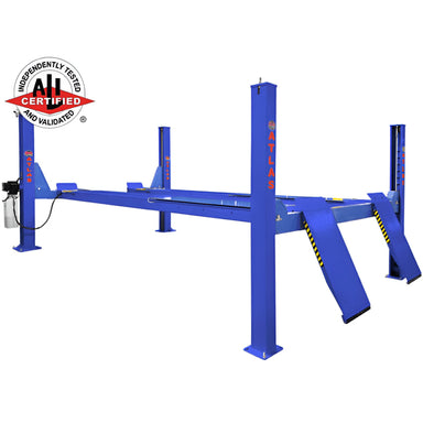 PVL14OF-EXT, 14,000 lb Alignment Lift - Open Front, ALI Certified by Atlas Side View