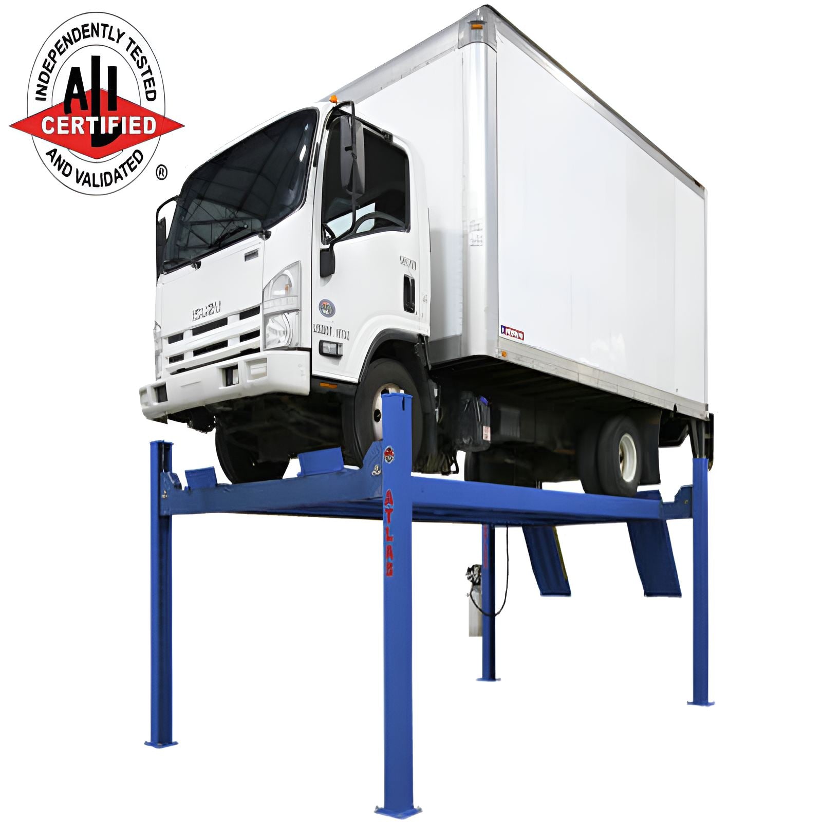 Atlas PVL14, 14,000 lb 4 Post Lift - ALI Certified Side View