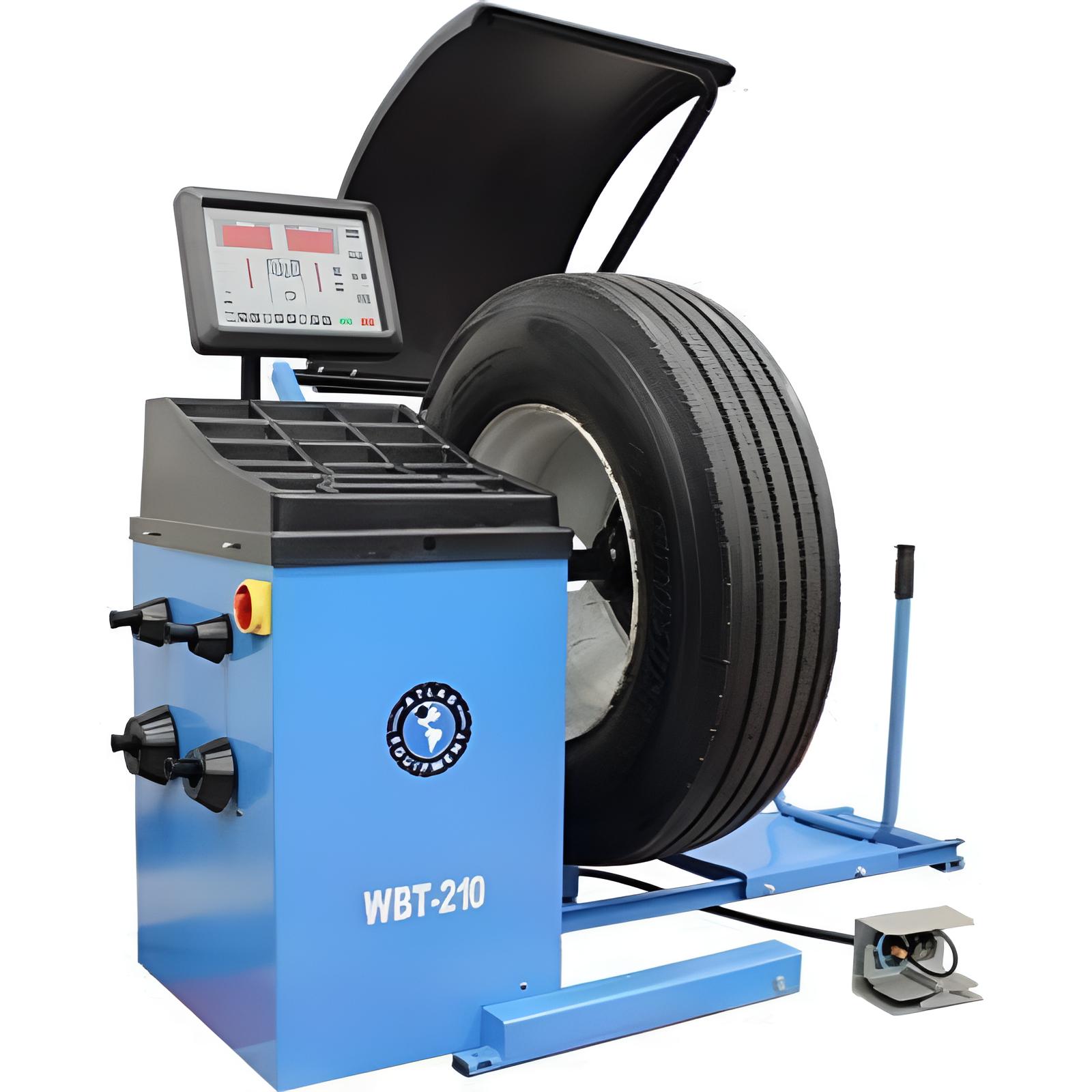 Atlas WBT-210 Wheel Balancer View