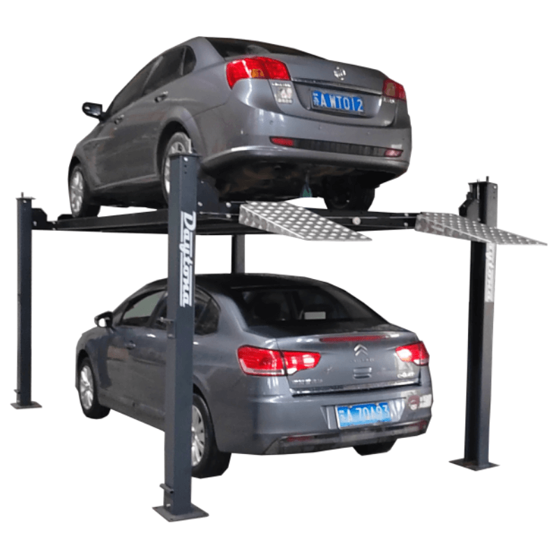 LFPP9 9,000lb 4-Post Parking Lift by Daytona Side View