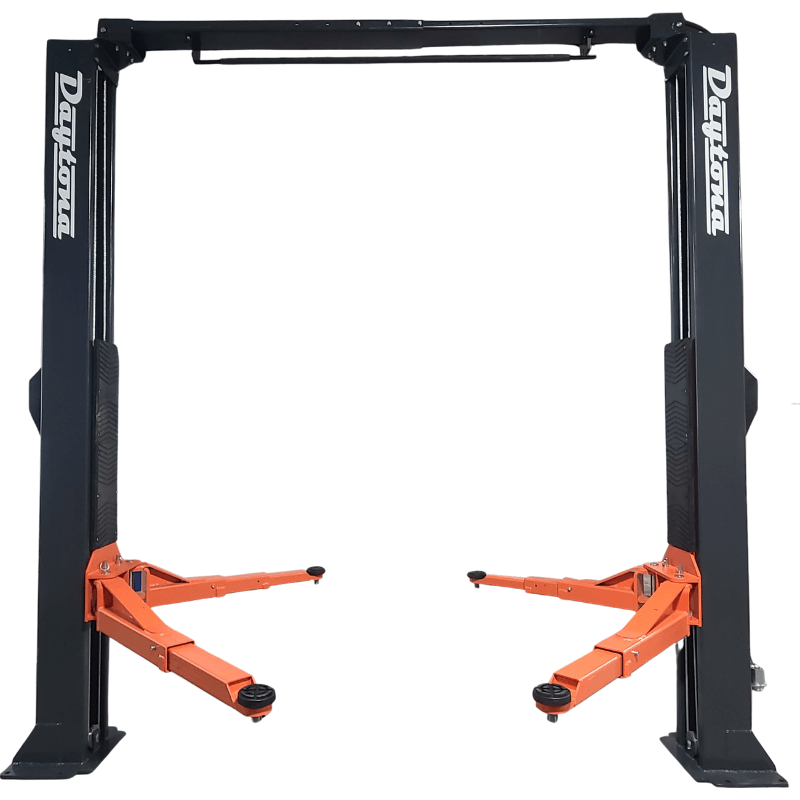 LTPA10 10,000lb 2-Post Lift Adjustable Width by Daytona Front View