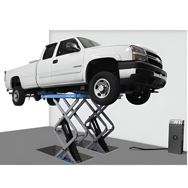 FM9SL 9,000 lb In Ground Lift - Full Rise Front View