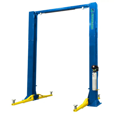 20K Two-Post Automotive Lift - Extended by Hofmann Front View