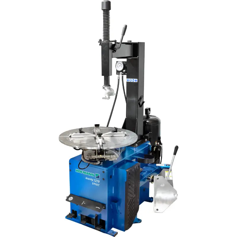 Monty 1270 Rim Clamping Swing-Arm Tire Changer by Hofmann Front View