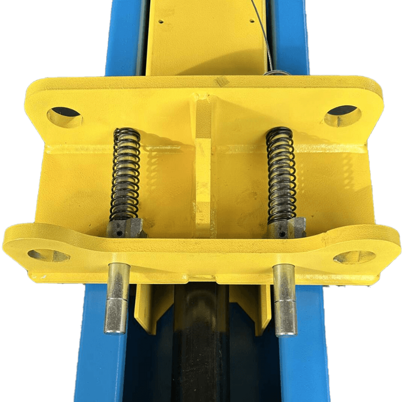 11000 lbs Heavy Duty Two Post Lift Katool KT-M115Z Arm Base View