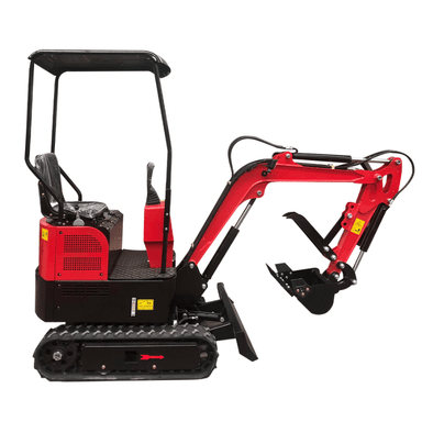 KT-EX20 Mini Excavator – Crawler Digger with Mechanical Thumb & B&S Gas Engine by Katool Side View