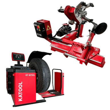 KT-T160 Tire Changer with Wheel Balancer KT-B795L by Katool Combo View