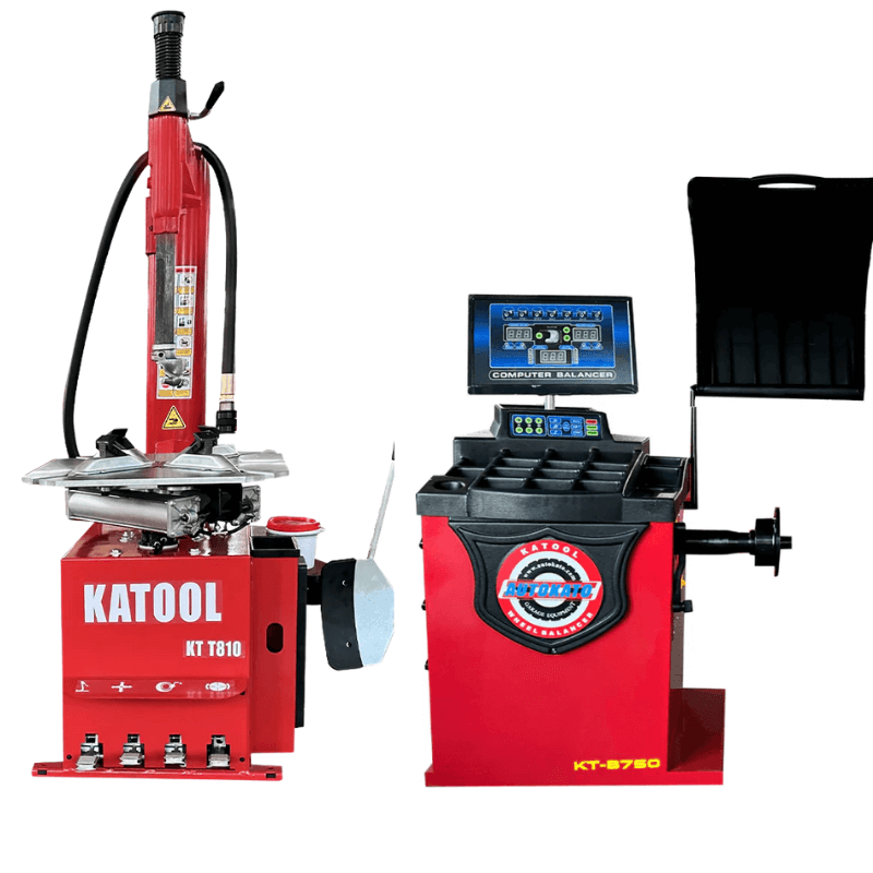 Katool KT-T810 Tire Changer & KT-B750 Wheel Balancer Combo