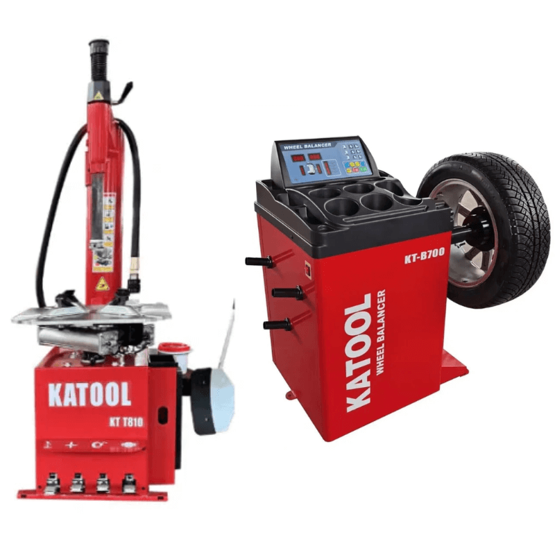 Katool KT-T810 Tire Changer and KT-B700 Wheel Balancer Combo