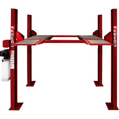 Krebs KB4 10000lbs Heavy Duty Automotive 4 Post Lift - Red Color View