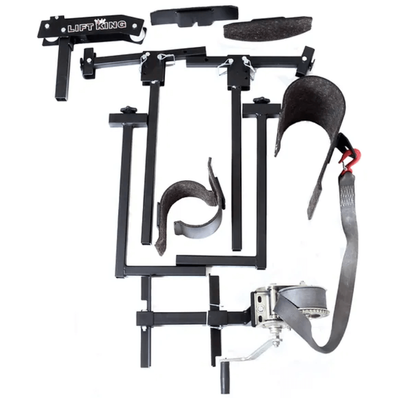 Lk4037 Semi Hood Attachment by Lift King all Steel parts view