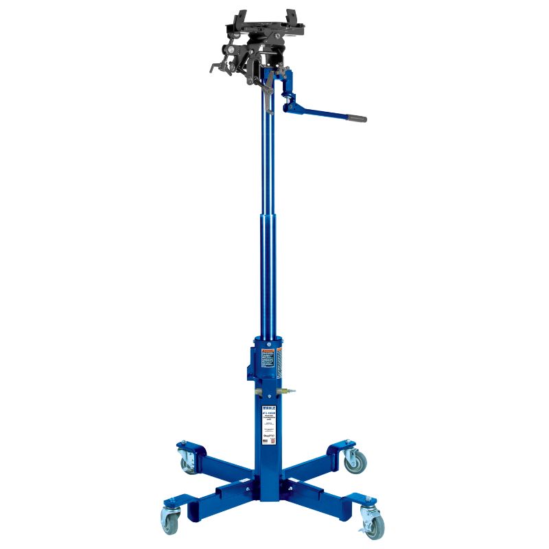 Mahle 1,000 lb. Automotive Transmission Jack in Blue - High Rise
