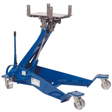 2,200 lb. Commercial Vehicle Transmission Jack in Blue Side View By Mahle