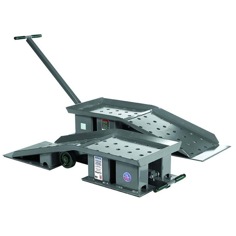 CTR-20, 20 ton Commercial Vehicle Truck Ramps - Non-Skid (pair) By Mahle Side View