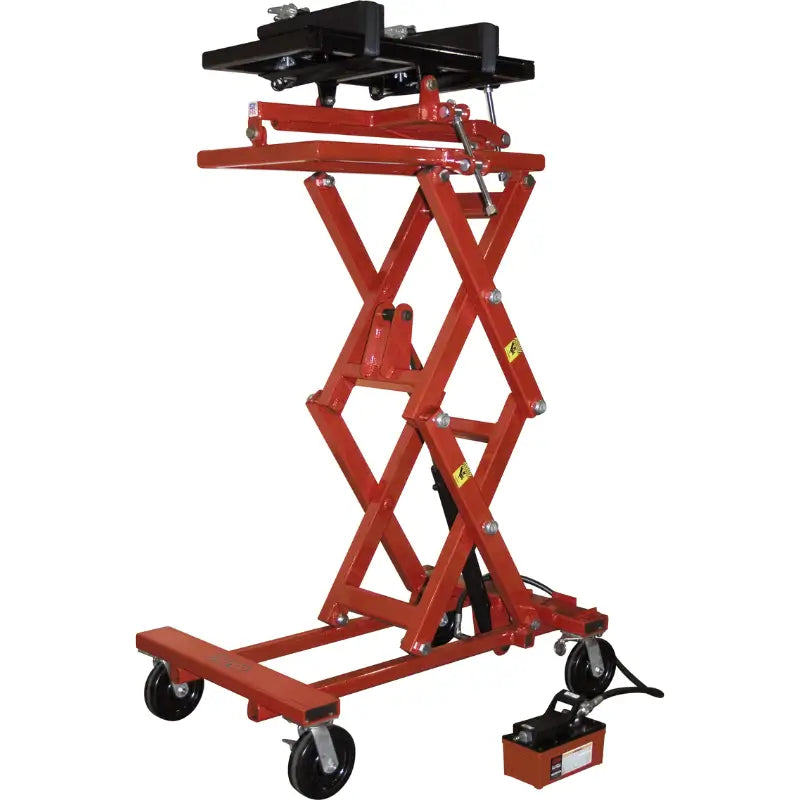 72850A 2,500 Lbs. Capacity Powertrain Lift / Table by Norco High Position View