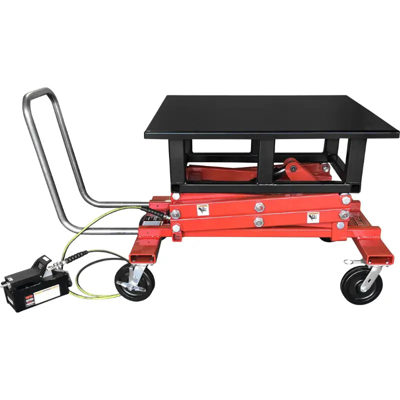 2,500 Lbs. Capacity EV Battery Lift Table 72855 Lower Position View
