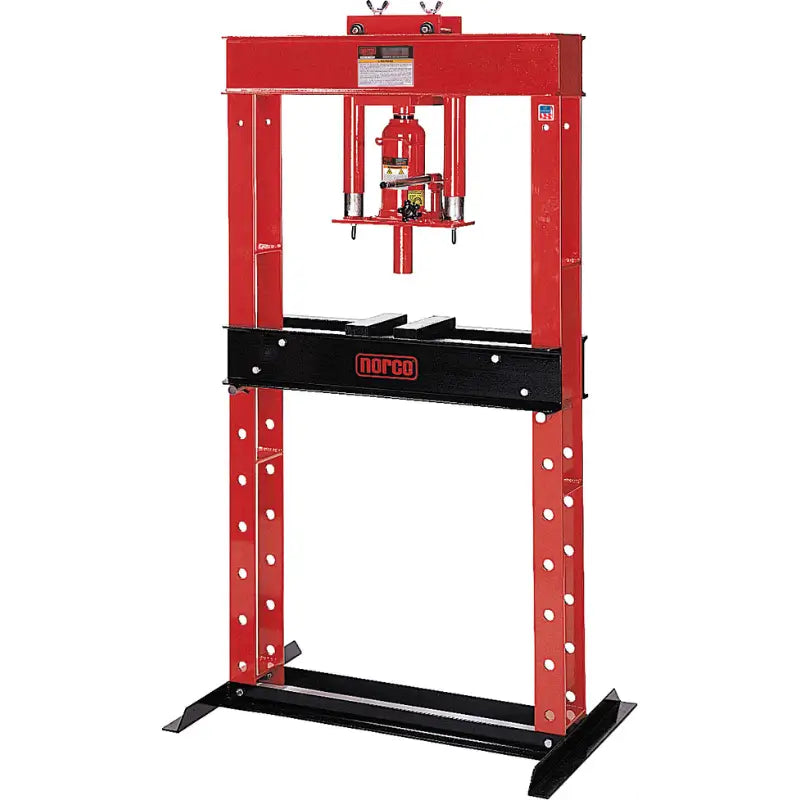 78013B 12-1/2 Ton Capacity Hand Pump Operated Shop Press by Norco Side View