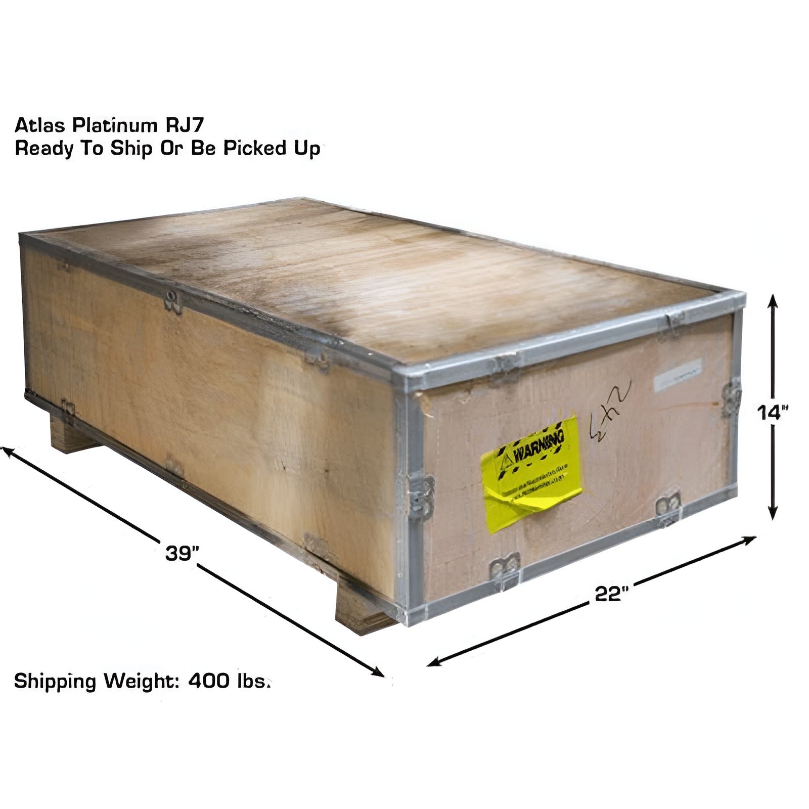 Atlas Platinum RJ7000 7,000lb Rolling Jack - ALI Certified Box View
