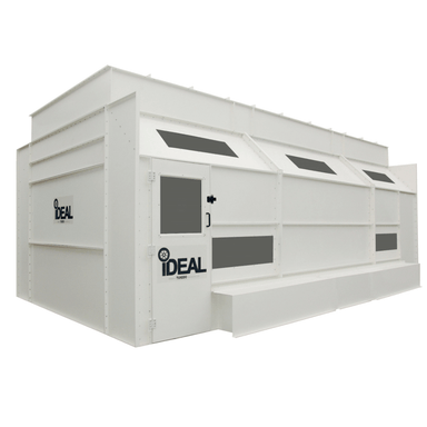 PSB-SDD26B-AK Side Downdraft Paint Booth by Tuxedo - Side View