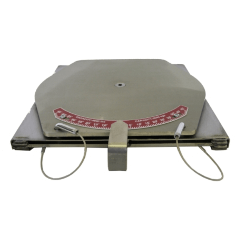 QSP 25-130-P Stainless Steel Medium-Duty Turnplates with Pointer