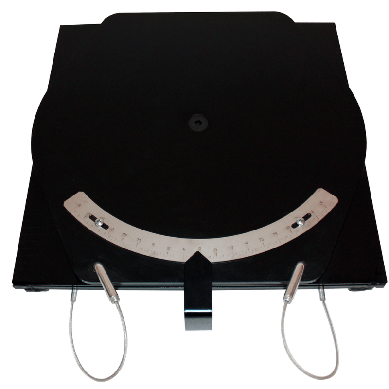 QSP 25-131-P Medium-Duty Turn Plates with Pointer – Powder-Coated Steel, 7,500 lb Capacity