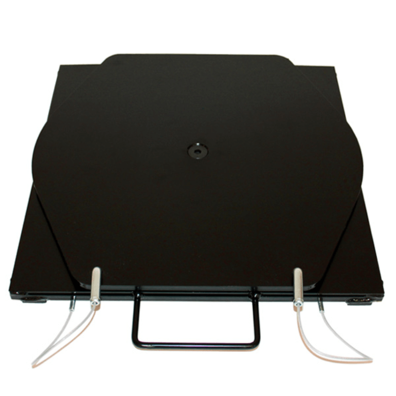 QSP 25-131 Medium-Duty Turnplates with Handles – Powder-Coated Steel, 7,500 lb Capacity