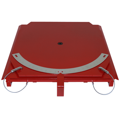 QSP 25-24-P Heavy-Duty Truck Turn Plates with Red Pointer – 15,000 lb Capacity