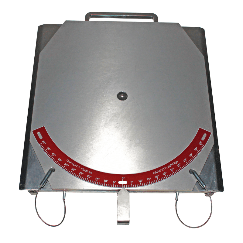 QSP 25-24-SSP Stainless Steel Heavy-Duty Truck Turn Plates with Handle